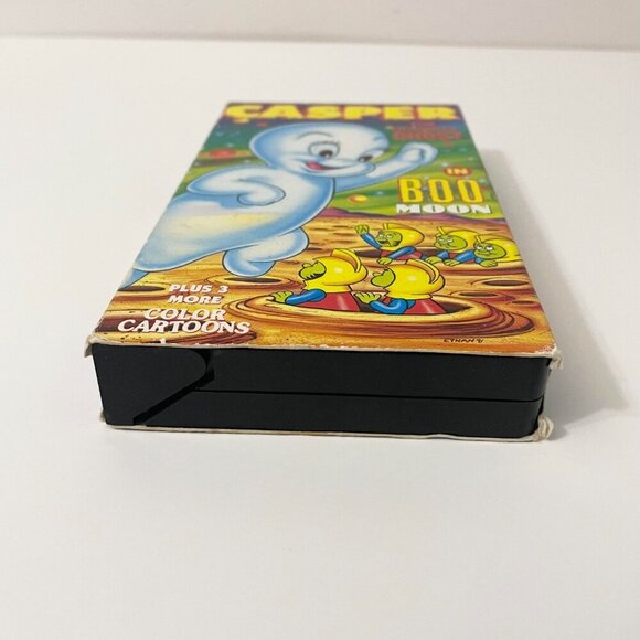 Vth 90s Casper The Friendly Ghost In Boo Moon VHS - Picture 4 of 13